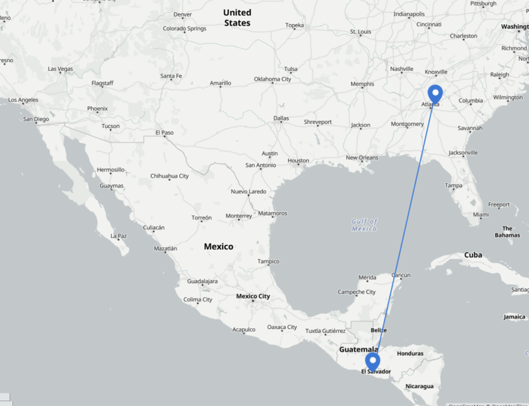 Map of Dynamis WFM global operations